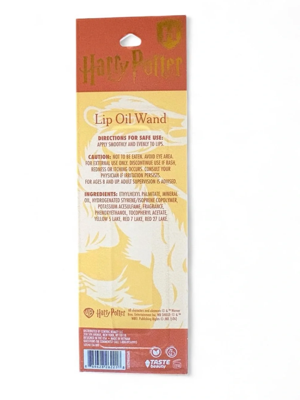 ✨ BRAND NEW Harry Potter Hufflepuff Lip Oil Wand - Honeysuckle Scented
